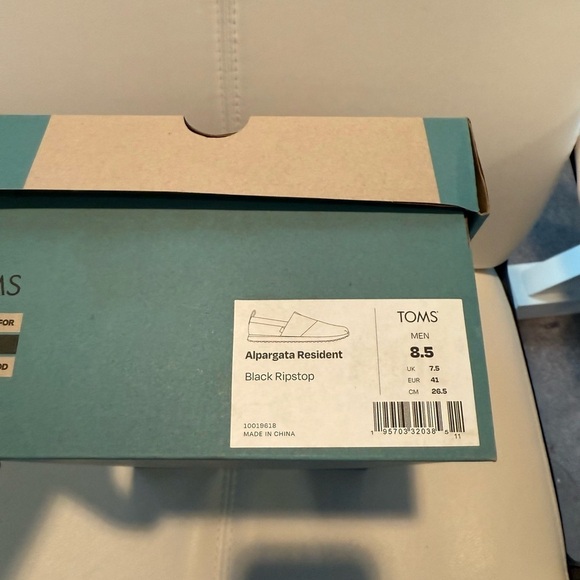 Men’s Toms Apargata Resident Black Size 8.5